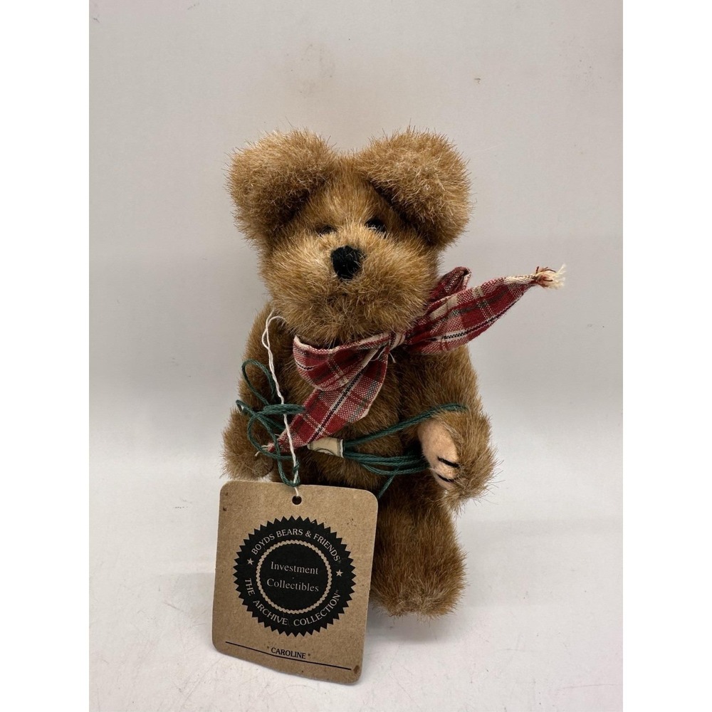 Boyds Bears Caroline Archive Collection Jointed Plush Bear w Tag